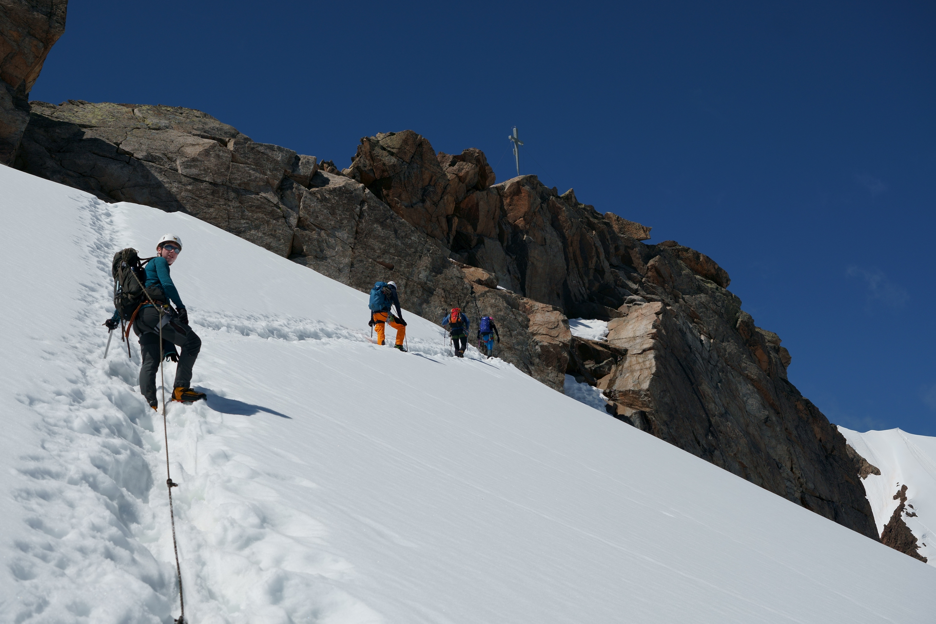 Hochtour Bergsteigergruppe Stubaier Alpen | © DAV Wuppertal / Stefan Strunk