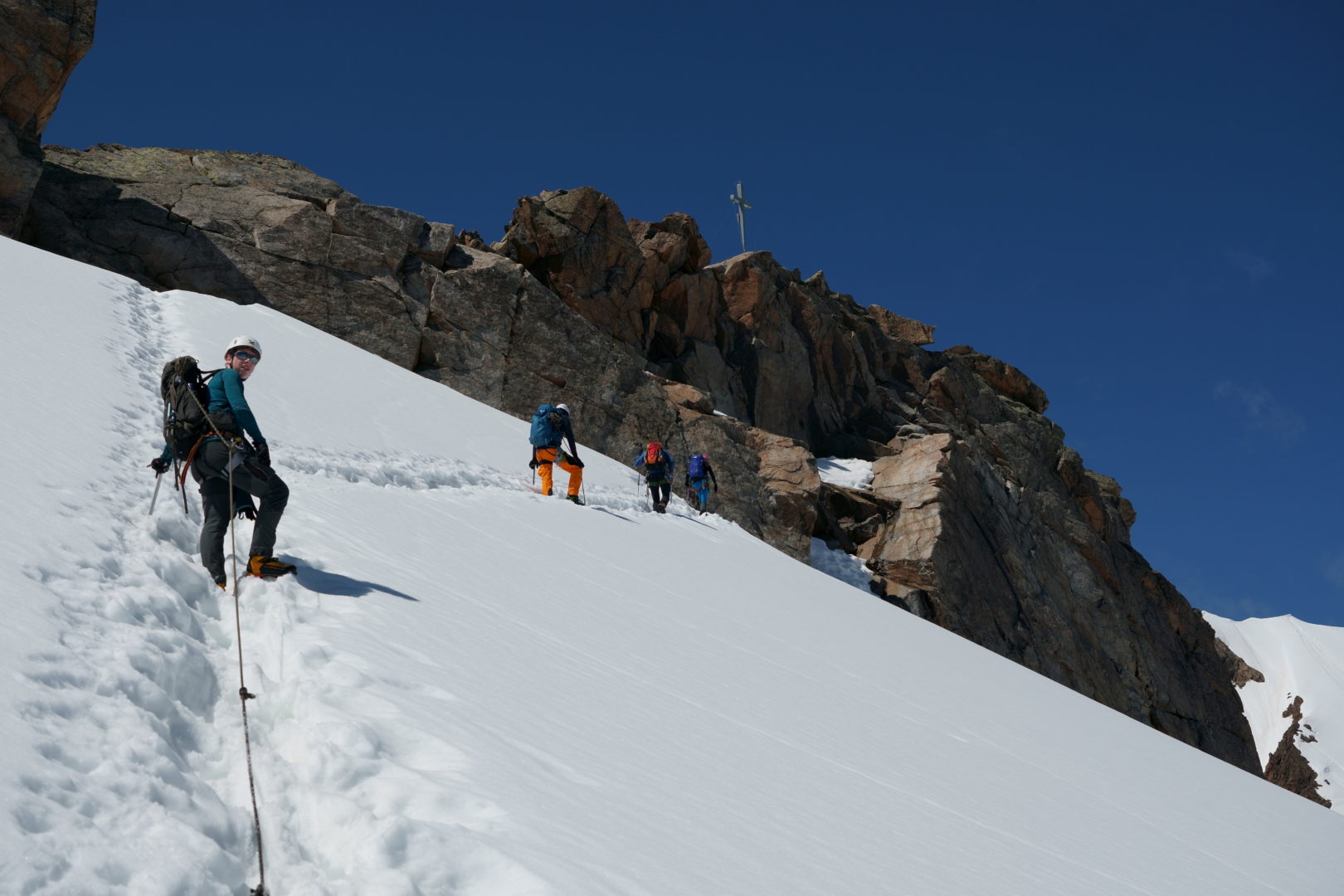 Bergsport Hochtouren Franz Senn Hütte Eisgrundkurs